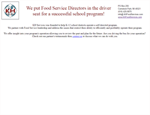 Tablet Screenshot of khfoodservices.com